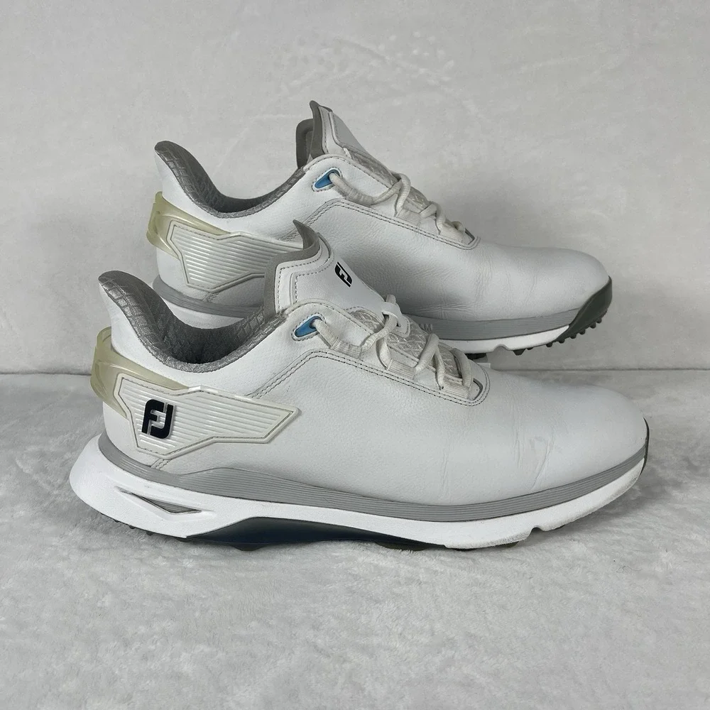 FootJoy Pro SLX Golf Shoes Mens 11 White Leather Spikeless Ortholight 56912